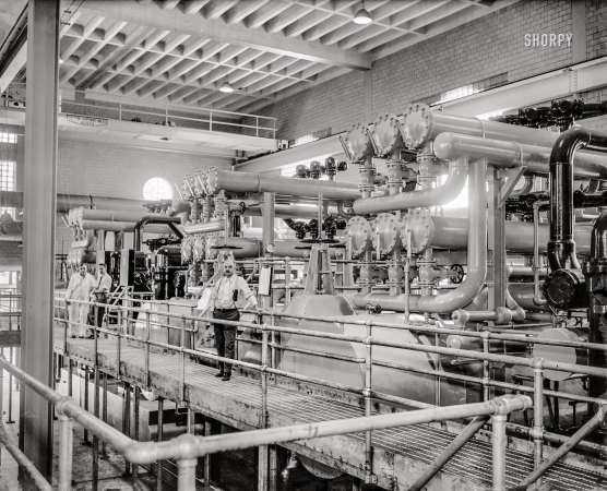 Photo showing: D.C. A.C. -- June 17, 1938. Washington, D.C. The new $3.5 million congressional air conditioning plant.