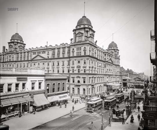 Photo showing: Grand Central: 1900 -- New York circa 1900. Grand Central Station, E. 42nd Street and Vanderbilt Avenue.